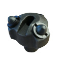 Perforadora de acero de baja aleación de encargo tres / seis / siete agujero de la fundición de precisión de vidrio soluble para la minería